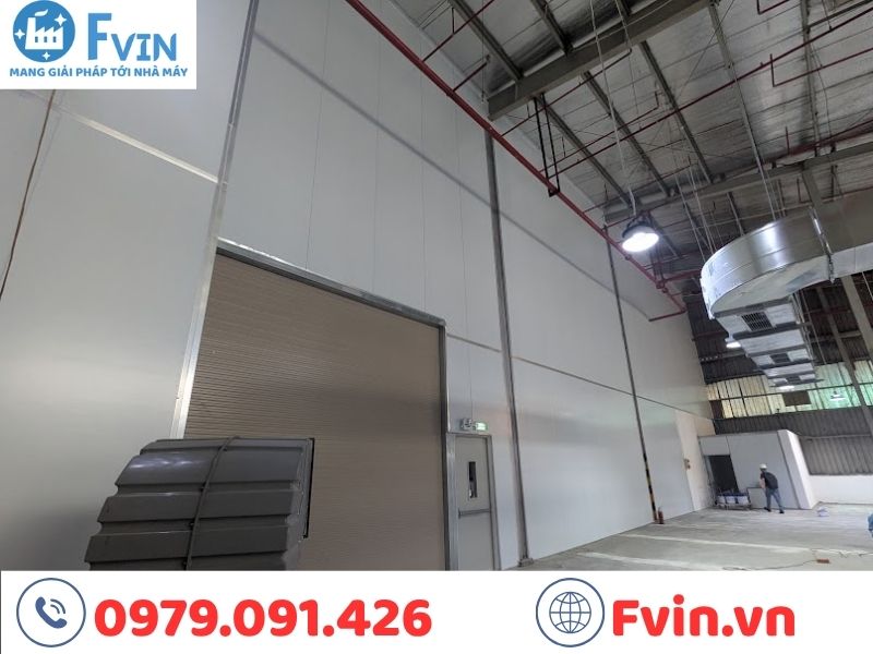 Vách Panel sau khi thi công xong