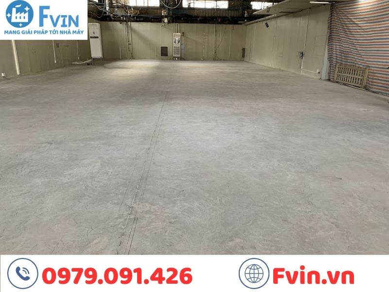 Bề mặt nền sau khi hoàn thiện công việc
